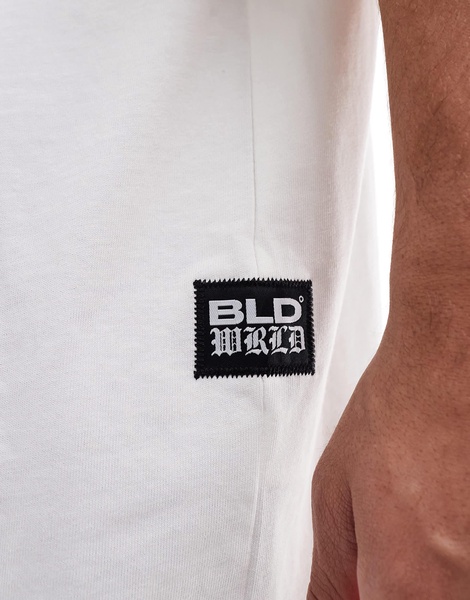 Bershka boxy oversized fit T-shirt in white