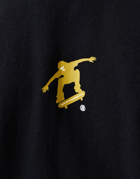 AAPE by A Bathing Ape faded backprint T-shirt logo in black