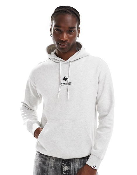 Aape By A Bathing Ape Clover hoodie in heather gray