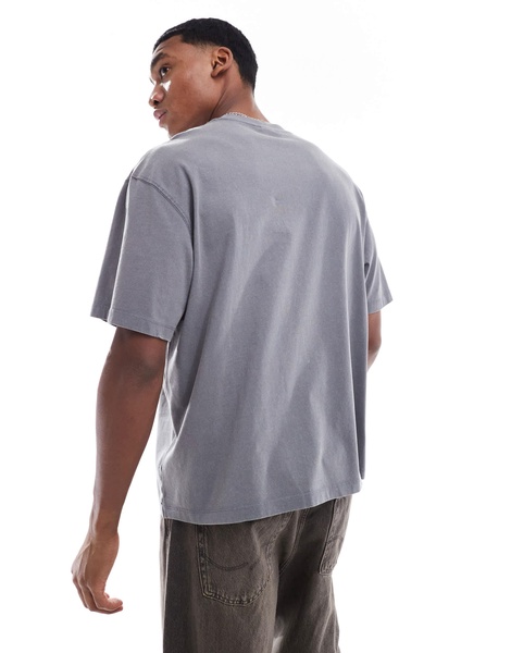 Bershka living the legacy t-shirt in gray