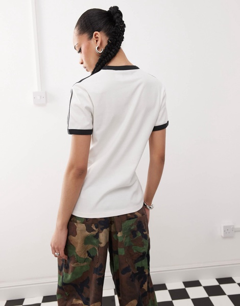 adidas Originals Cali t-shirt in white