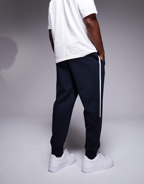 BOSS Green Hadiko cuffed sweatpants regular fit in navy - part of a set