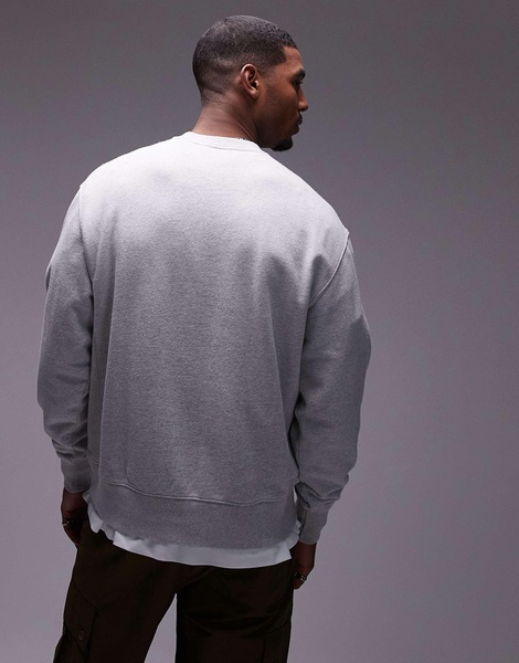 Levi's vintage batwing logo sweatshirt in gray heather