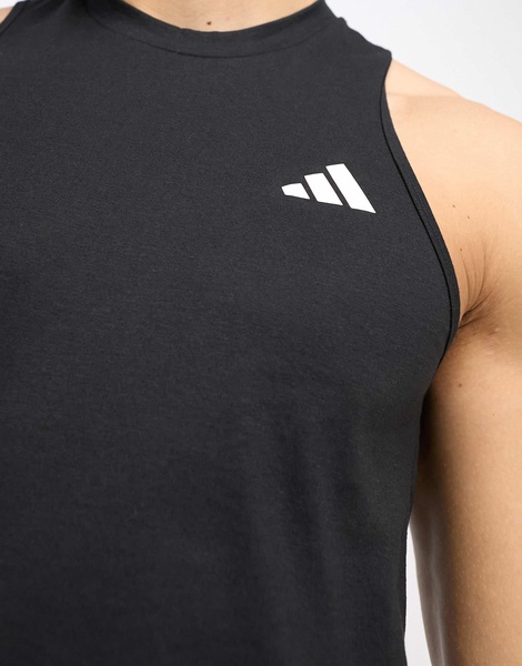adidas Training Essentials Feelready sleeveless T-shirt in black