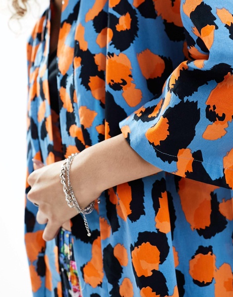 ASOS MADE IN KENYA floral print kimono two-piece