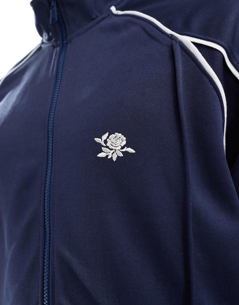 Bershka piped track jacket in blue - part of a set