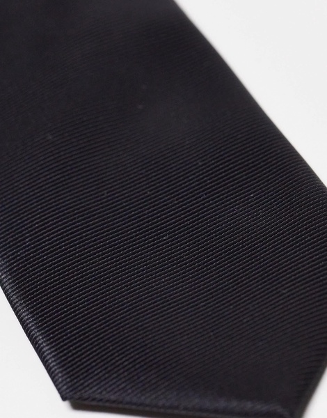ASOS DESIGN slim tie in black
