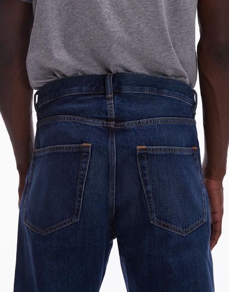 ARKET Coast relaxed tapered jeans in dark wash blue
