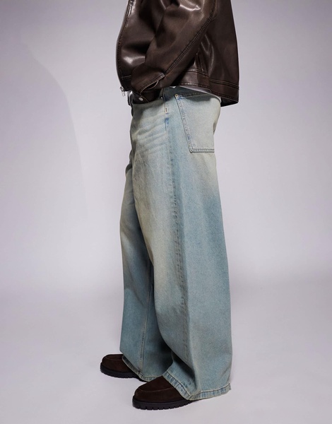 ASOS DESIGN super baggy jeans with tint