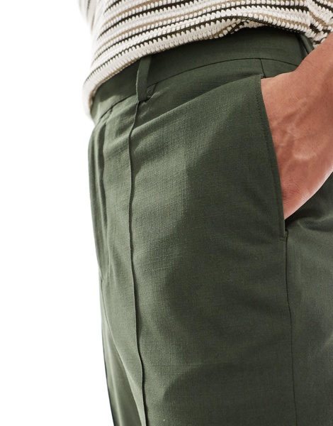 ASOS DESIGN smart high rise straight pants - part of a set