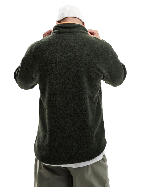 Columbia Helvetia II half snap fleece in green