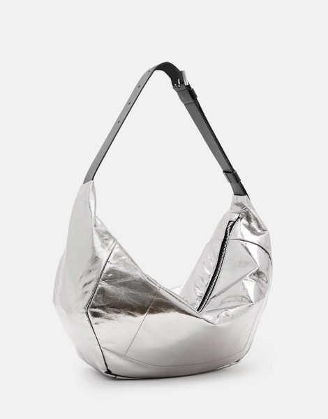 AllSaints MADEA OVERSIZED BAG in gray