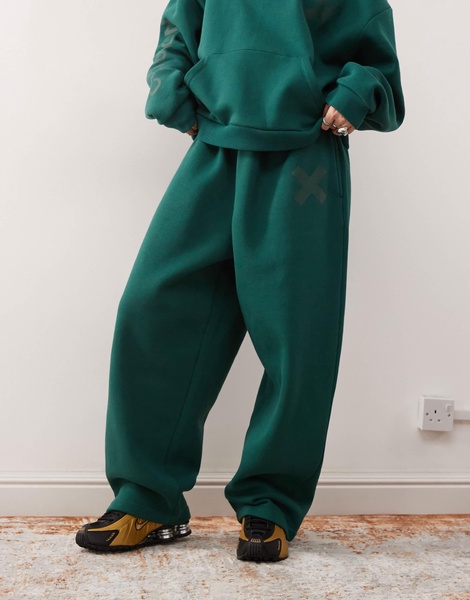 COLLUSION heavyweight logo relaxed sweatpants