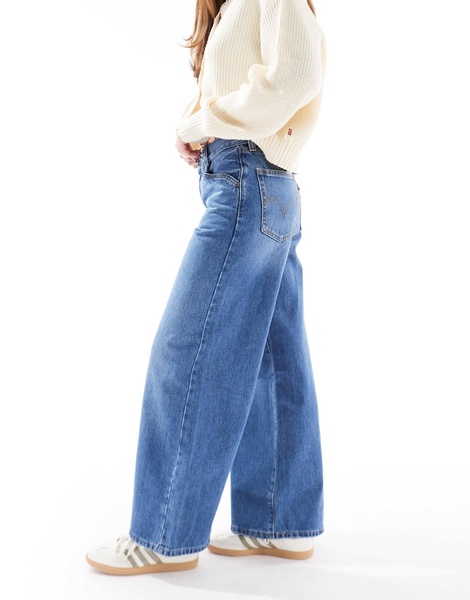 Levi's '94 baggy wide leg jeans in mid blue wash