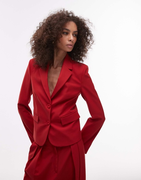 Mango blazer in red - part of a set