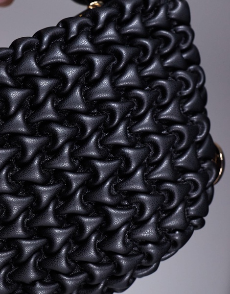 River Island quilted scoop bag in black