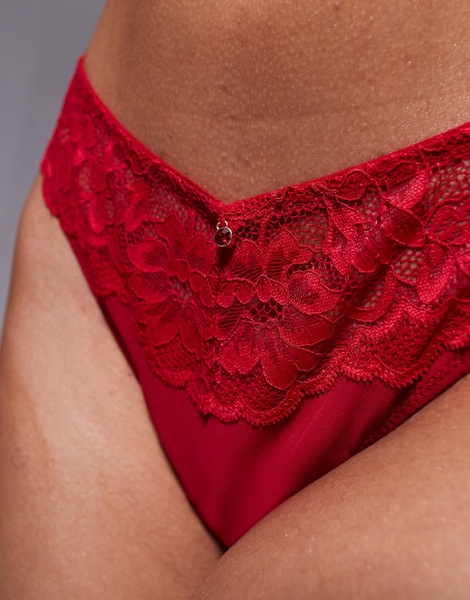 Ann Summers sexy lace thong in red