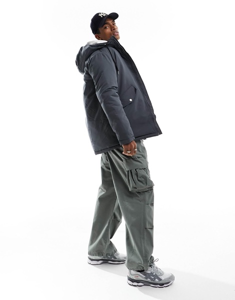 Jack & Jones parka in charcoal
