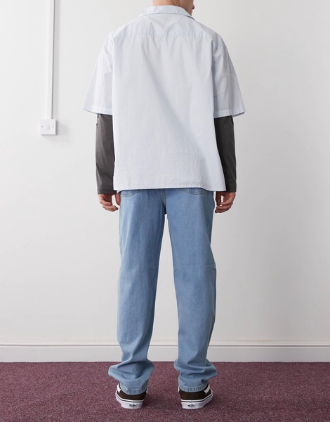 Dickies thomasville relaxed fit denim jeans in light blue