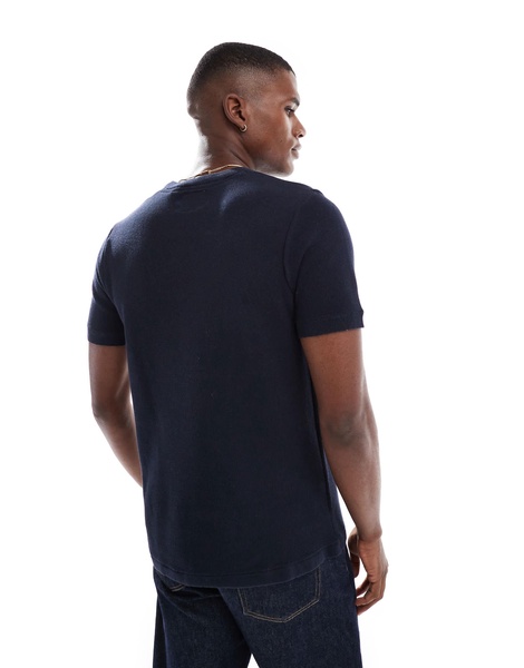 Brave Soul oversized T-shirt in navy