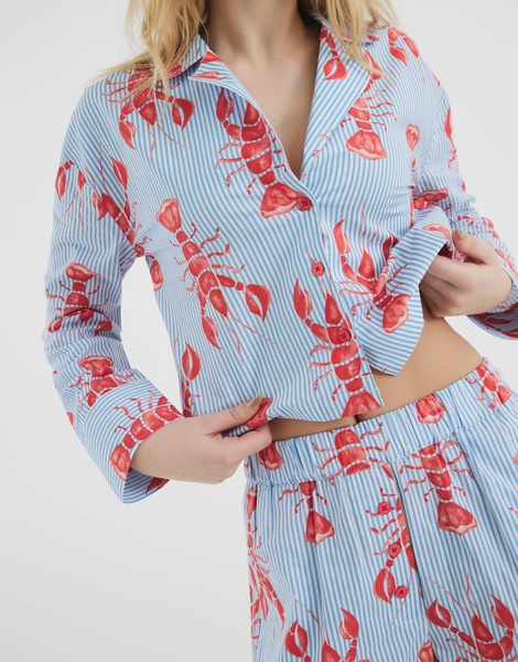 River Island lobster pajama set in multi
