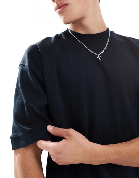 Brave Soul short sleeve premium T-shirt 300 gsm in black