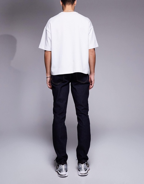 River Island slim fit jeans in indigo wash