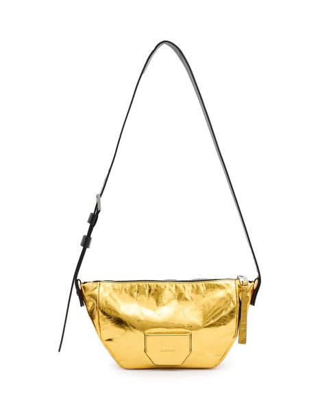 Allsaints Madea crossbody bag in warm gold