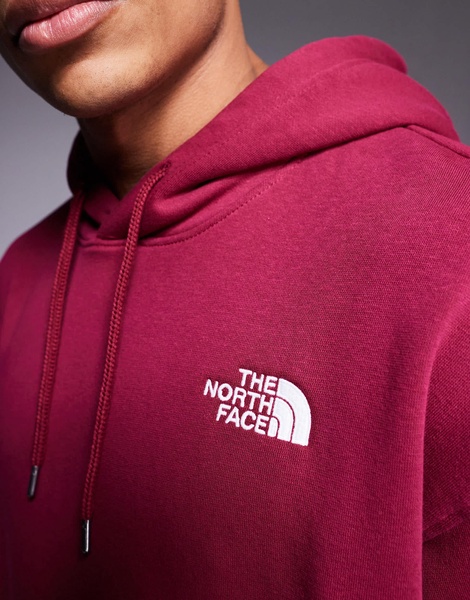 The North Face Evolution Vintage pullover hoodie in beetroot red
