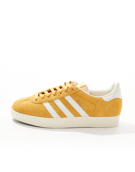 adidas Originals Gazelle sneakers in yellow and white