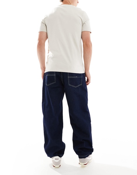 Bershka skater fit jeans in indigo