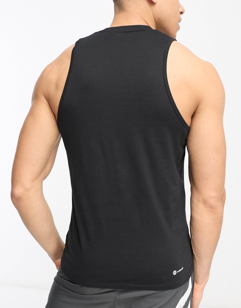 adidas Training Essentials Feelready sleeveless T-shirt in black