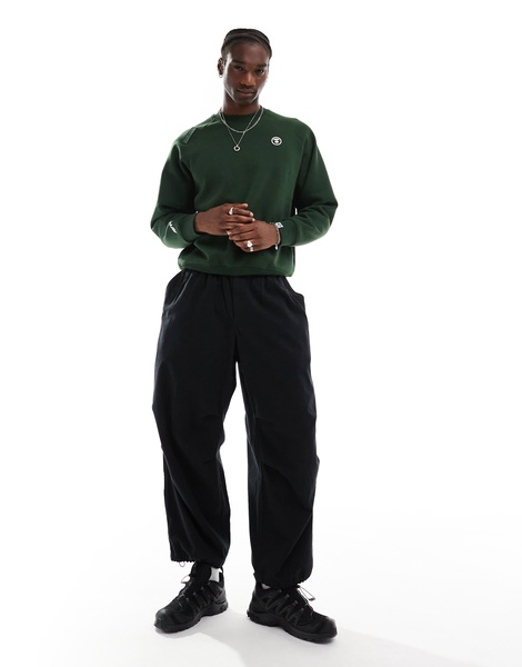 Aape By A Bathing Ape logo sweatshirt in dark green