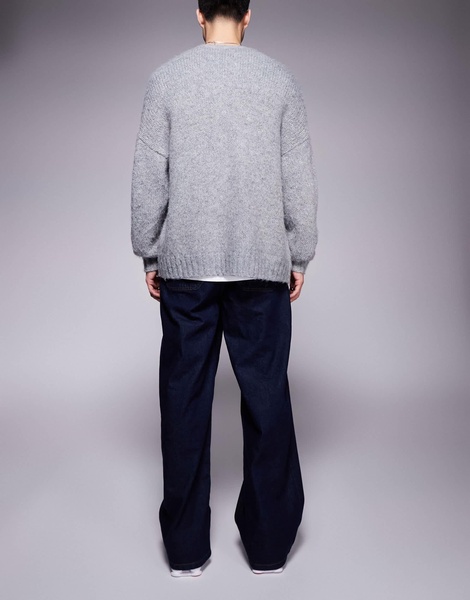 ASOS DESIGN super baggy fatigue jeans in indigo