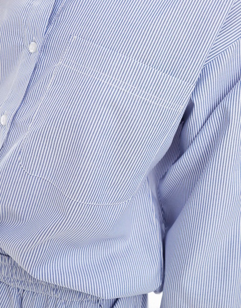 Brave Soul blue and white striped shirt - part of a set