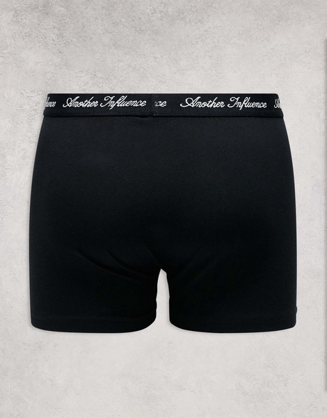 Another Influence multipack set of 3 boxers in multi