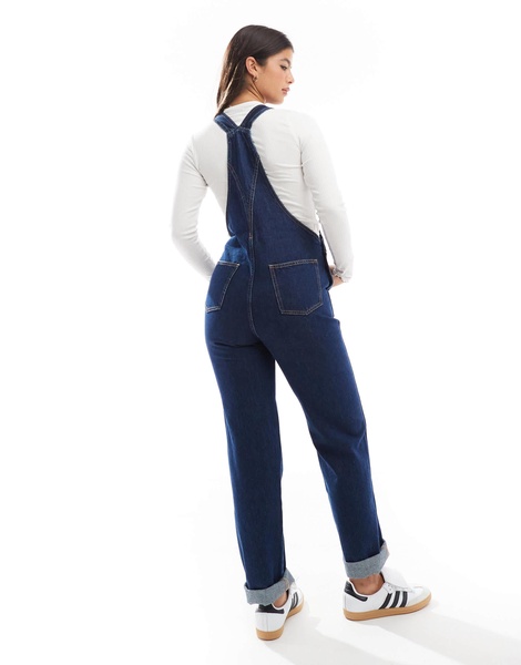 ASOS DESIGN denim overall in rinsewash