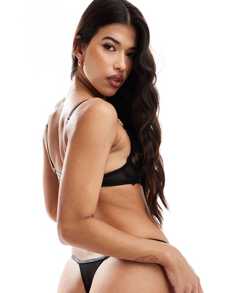 Ann Summers Elated thong in black