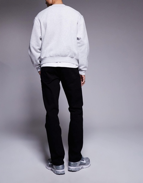 River Island straight leg jeans in black