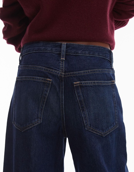 ARKET Cloud low rise baggy wide leg jeans in dusty blue