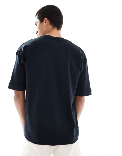 Brave Soul short sleeve premium T-shirt 300 gsm in black