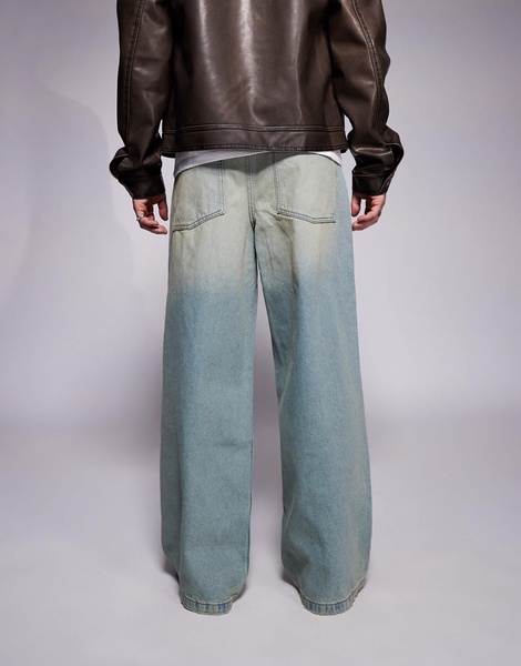 ASOS DESIGN super baggy jeans with tint