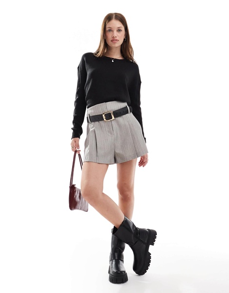 Brave Soul crew neck sweater in black