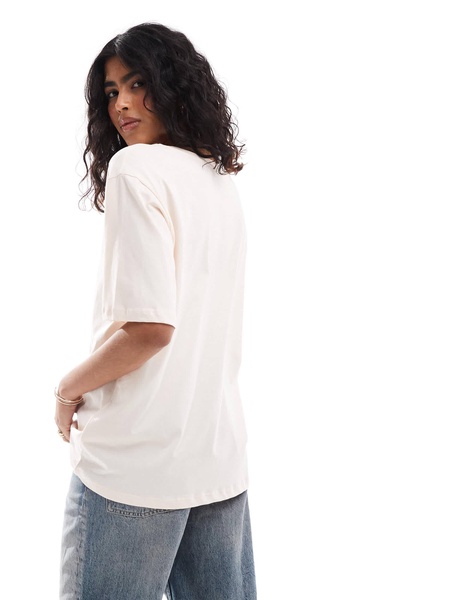 ONLY Grow & Glow print oversized T-shirt in light pink