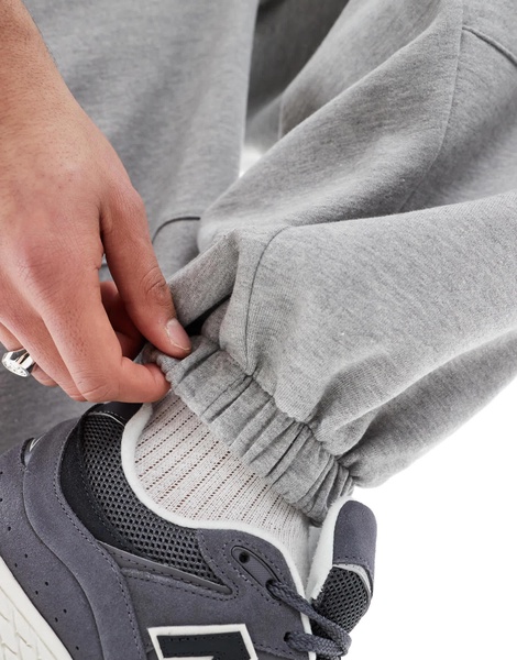 ASOS DESIGN balloon sweatpants in gray - part of a set