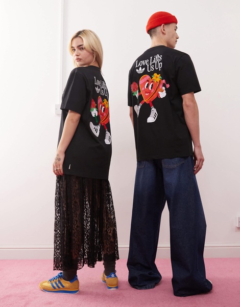 adidas Originals Made By Nelson t-shirt in black