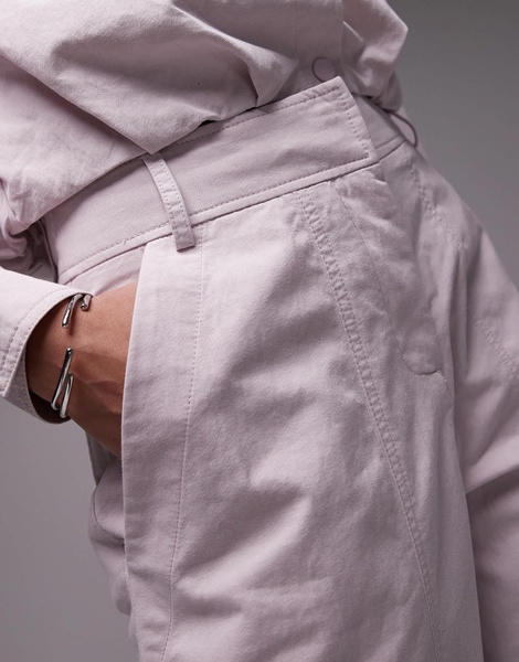 Mango tapered pants in pale pink - part of a set