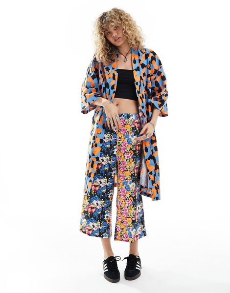 ASOS MADE IN KENYA floral print kimono two-piece