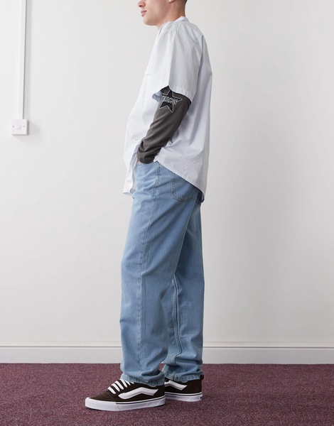 Dickies thomasville relaxed fit denim jeans in light blue