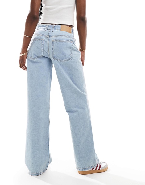 ASOS DESIGN baggy jeans in light blue